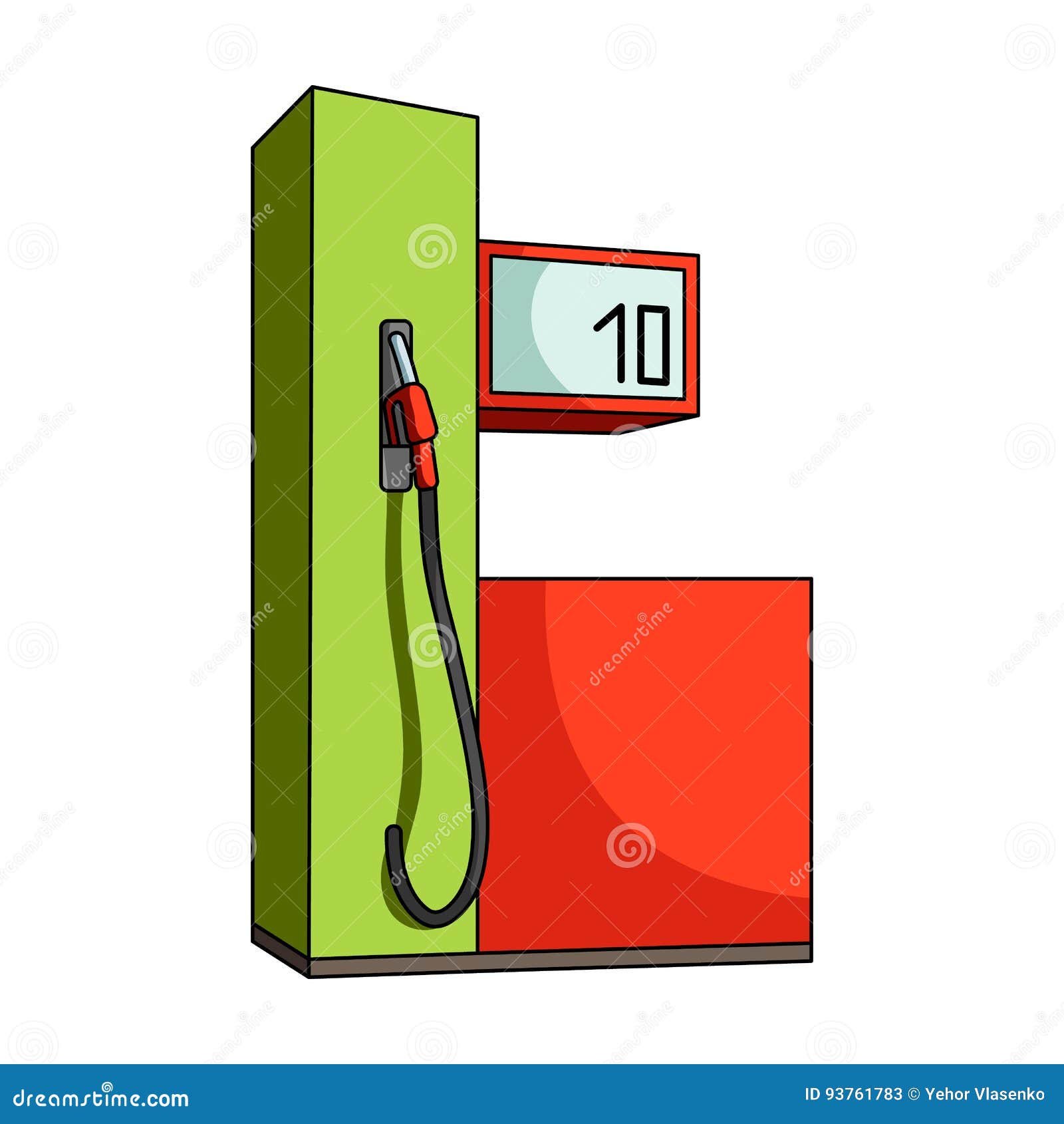 Posto De Gasolina Para Carros Único ícone Do Carro Na Web Da Ilustração Do  Estoque Do Símbolo Do Vetor Do Estilo Dos Desenhos Ani Ilustração do Vetor  - Ilustração de equipamento, gasolina