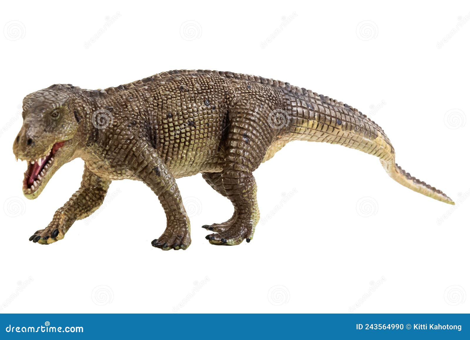 postosuchus dinosaur on isolate background