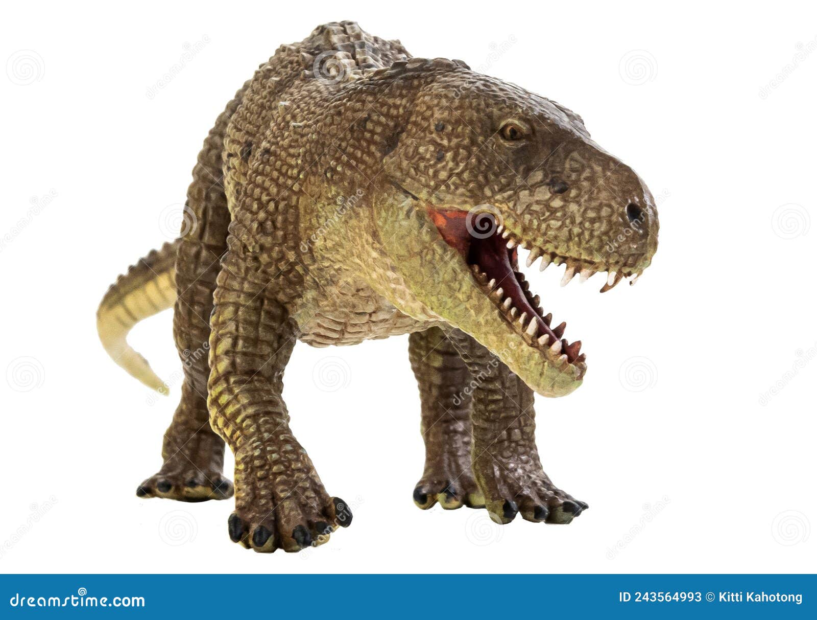 postosuchus dinosaur on isolate background