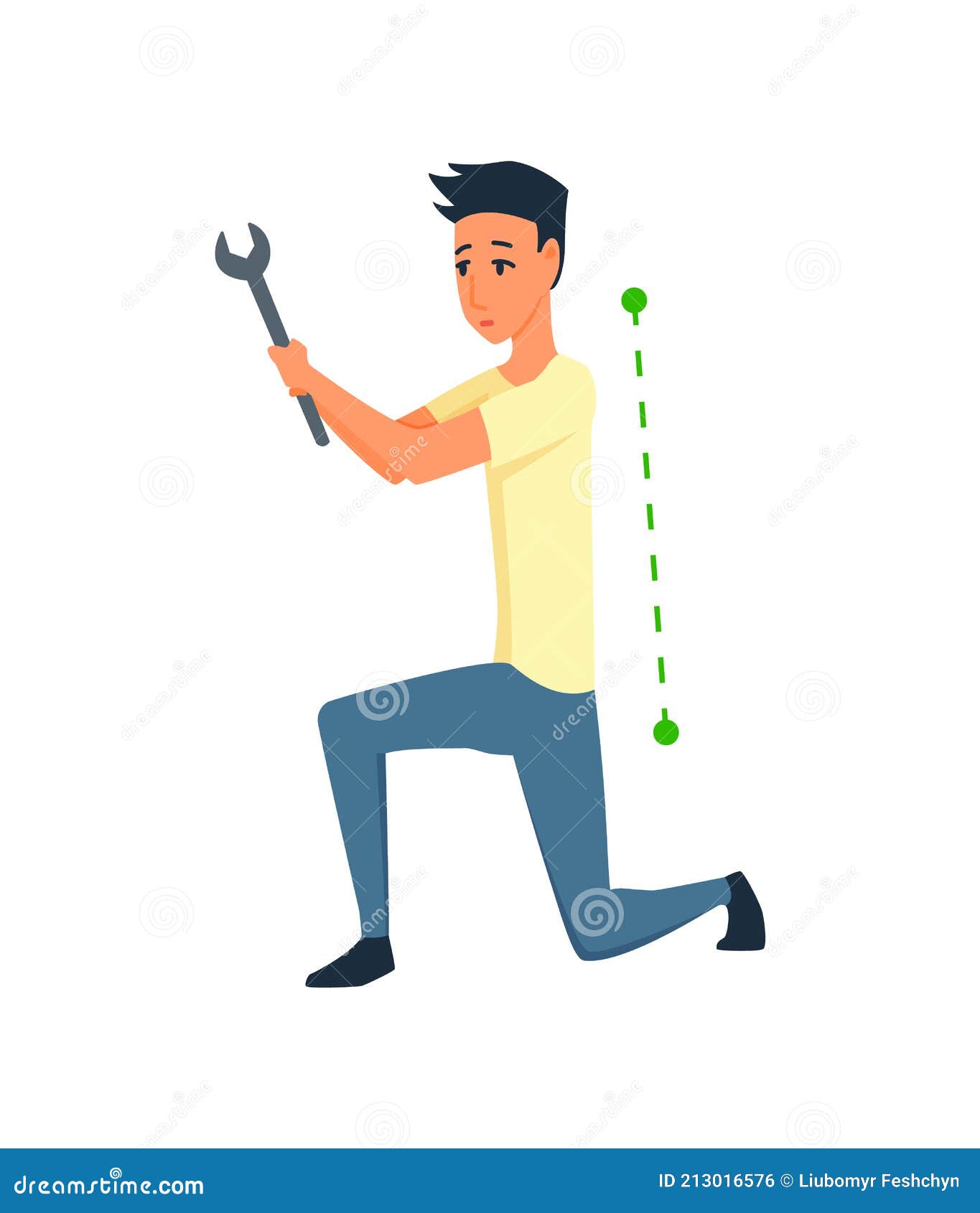 Posture and Ergonomics. Correct Alignment of Human Body in Standing Posture  for Good Personality and Healthy of Spine Stock Vector - Illustration of  anatomy, lumbar: 213016576