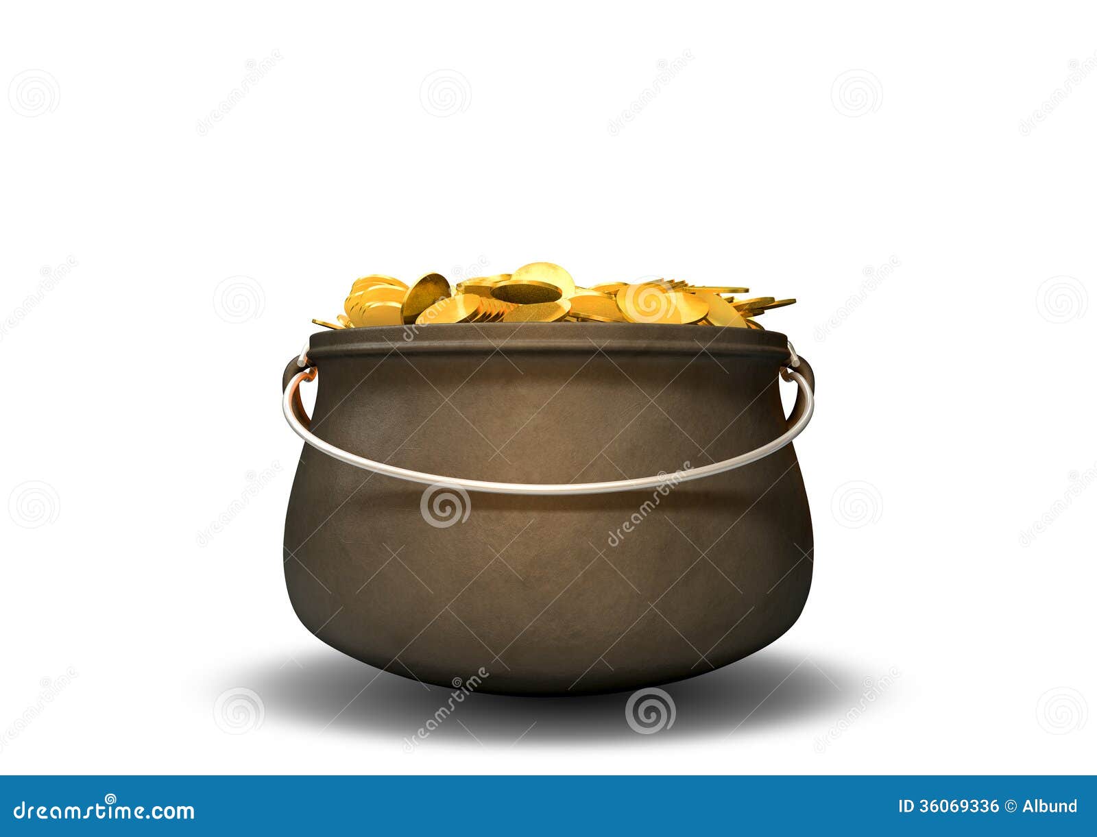Pot of Gold stock photo. Image of treasure, reward, folklore 36069336
