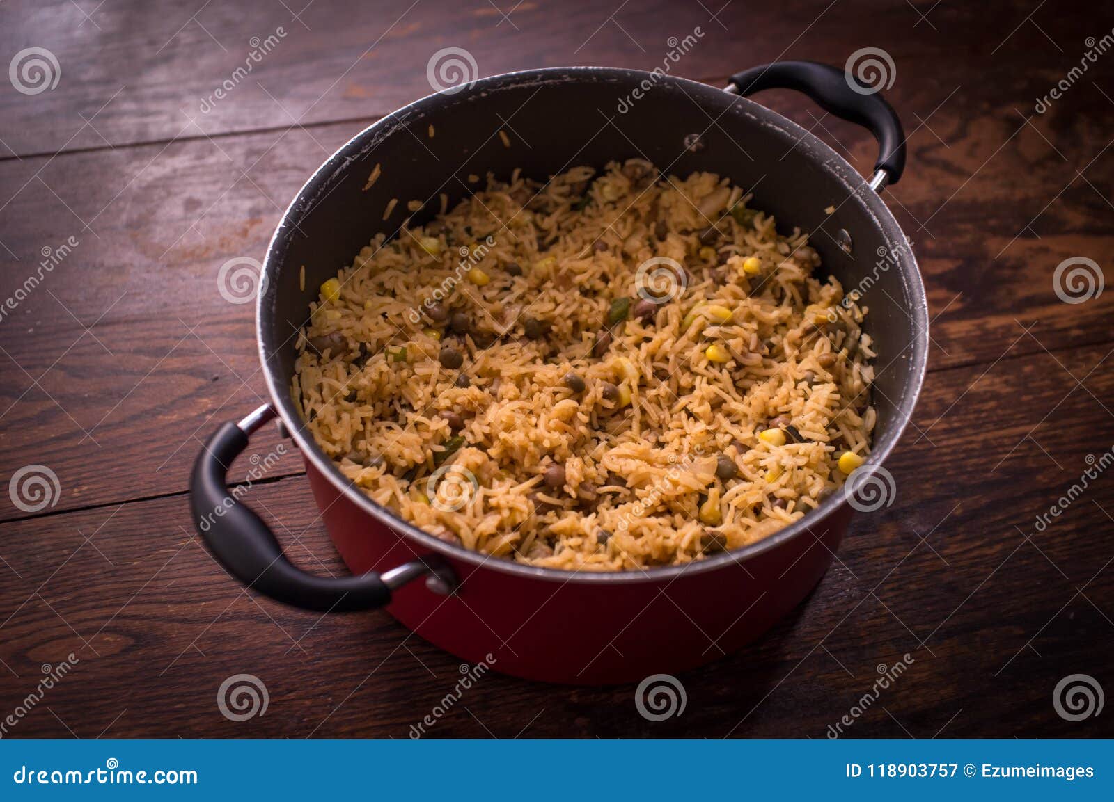 Jamaican Rice and Peas stock image. Image of allspice 118903757