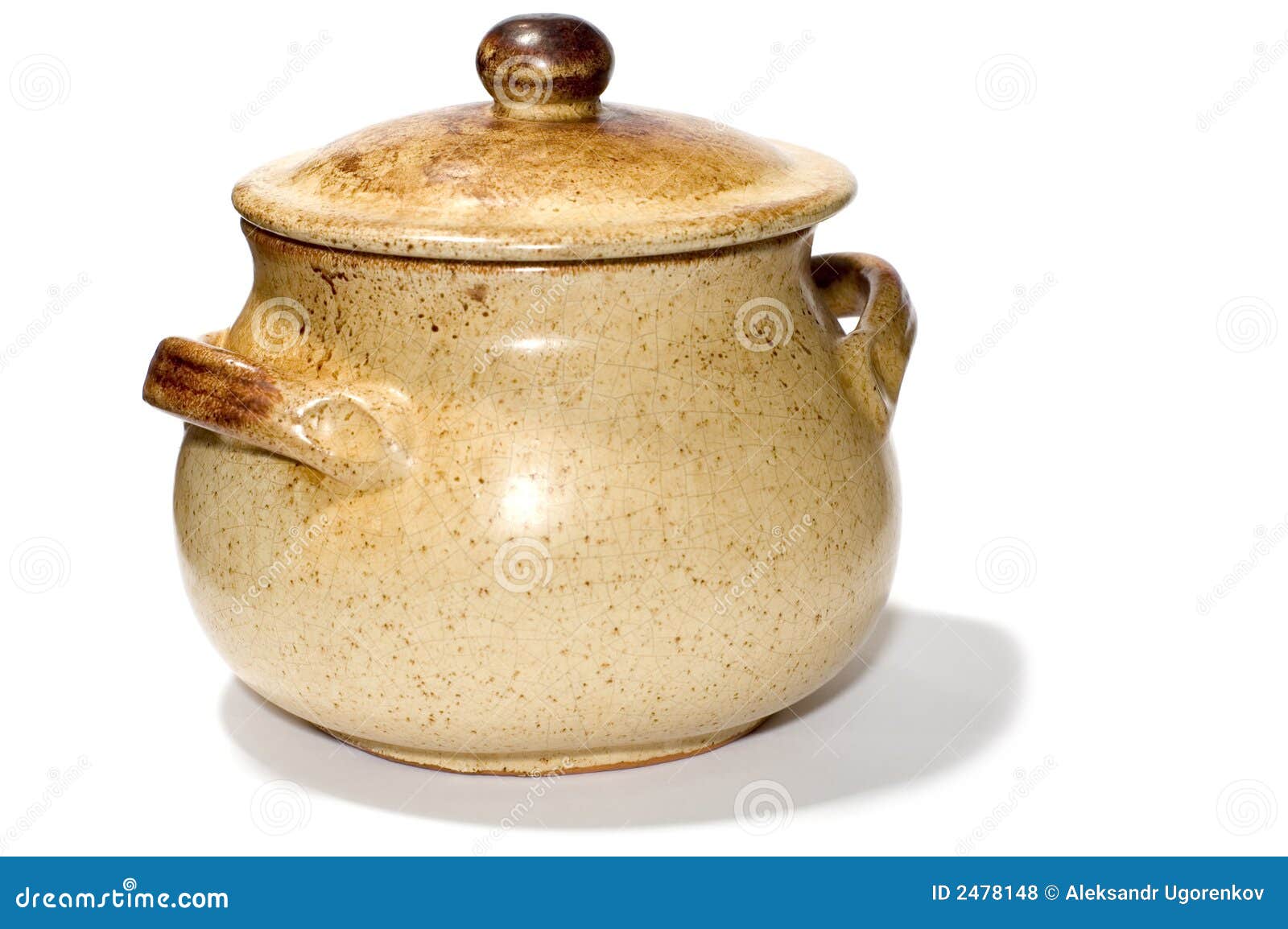 Pot for oven stock photo. Image of handicraft, earthenware 2478148