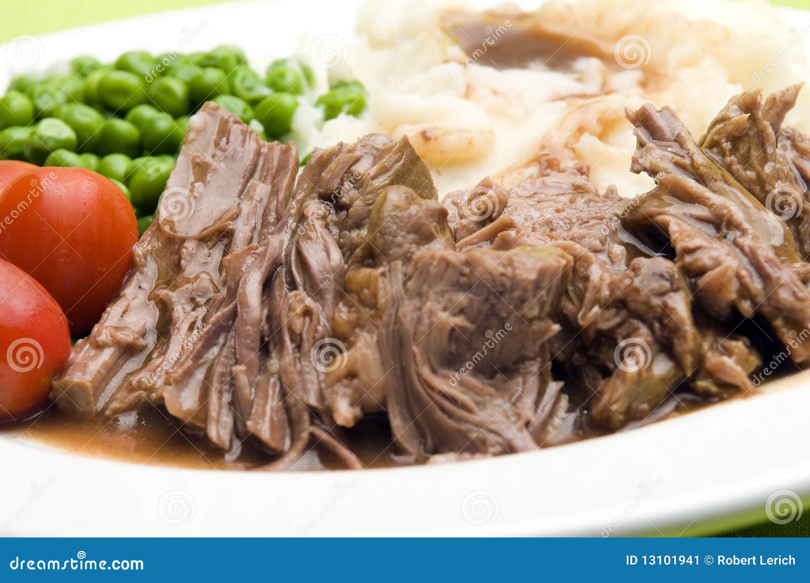 Pot Roast Beef Dinner Vegetables Stock Image Image of vegetables