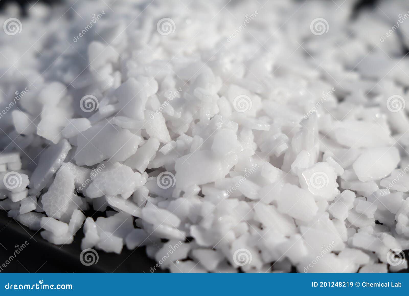 Potassium Hydroxide Flakes Stock Image Image Of Chemical 201248219