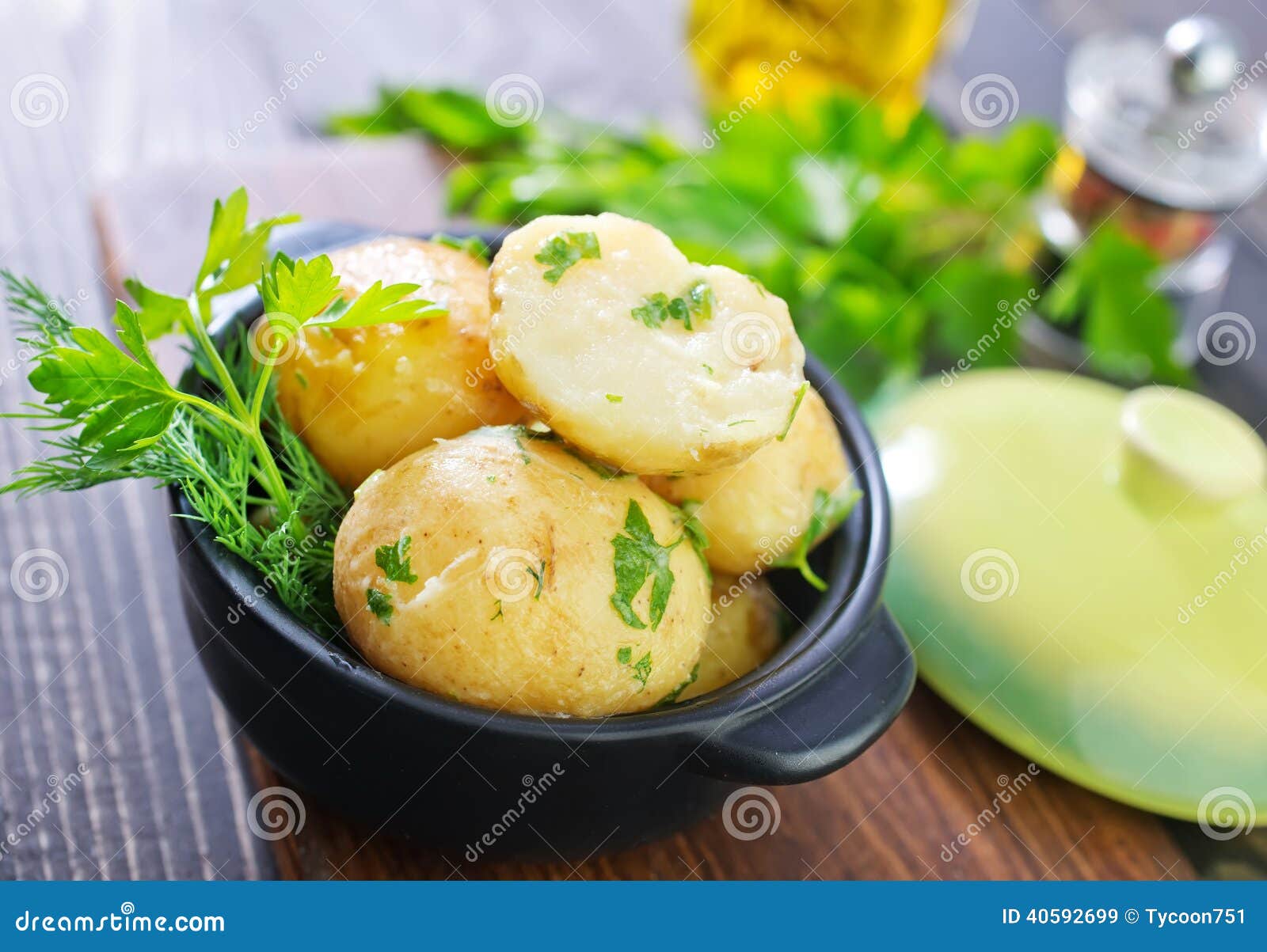 Potato stock image. Image of black, dinner, cooking, food 40592699