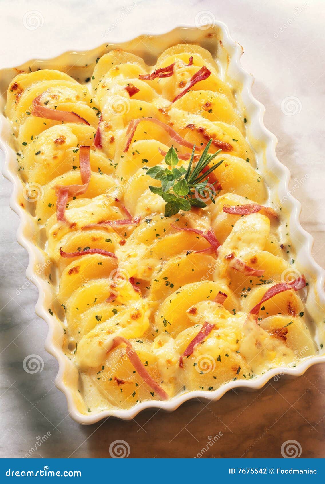 Potato and cheese bake stock photo. Image of prepared - 7675542