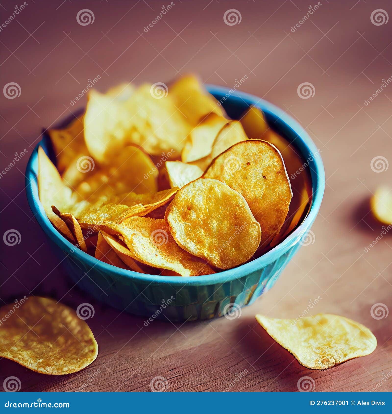 Potato chips stock illustration. Illustration of cholesterol 276237001