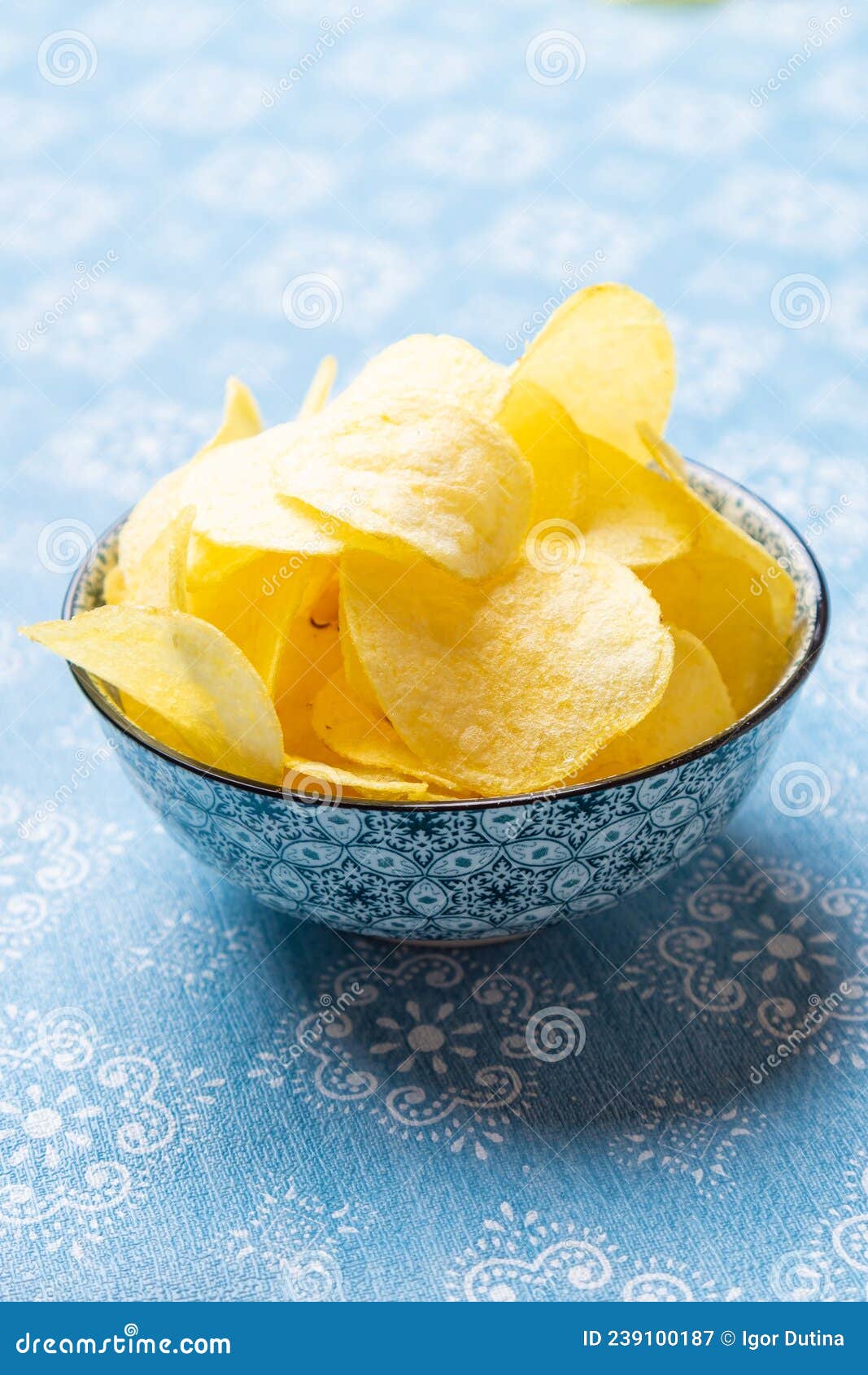 Potato chips or crisps stock image. Image of staple 239100187