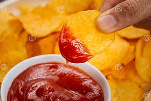 Bag Of Potato Chips Stock Image CartoonDealer 2824135