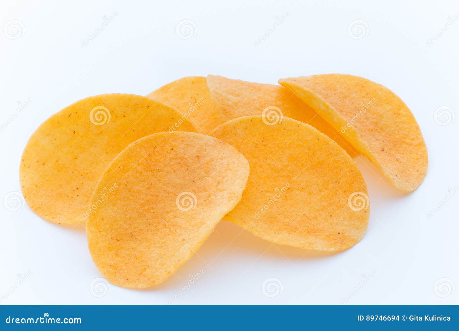 Potato Chips on the Papric. Eco Food. Stock Photo Image of salt, chip