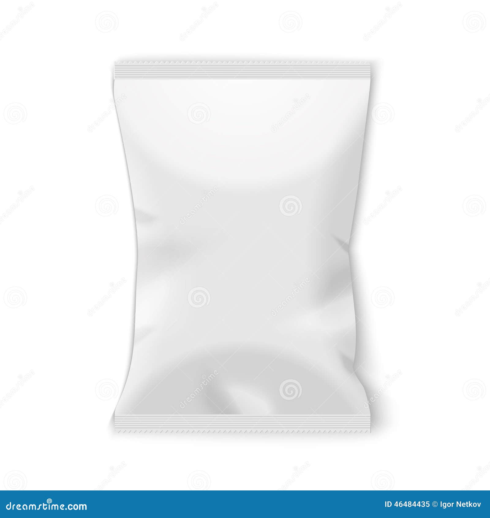 Download Potato Chips Plastic Packaging. Stock Vector ...