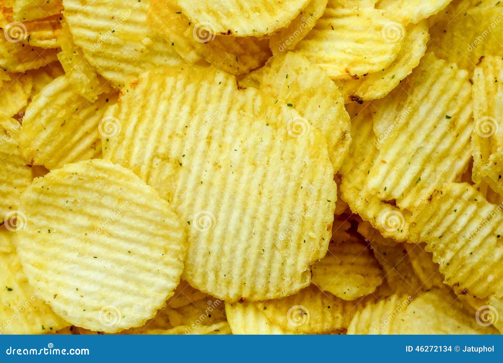 Potato chips stock photo. Image of popcorn, salt, chip 46272134