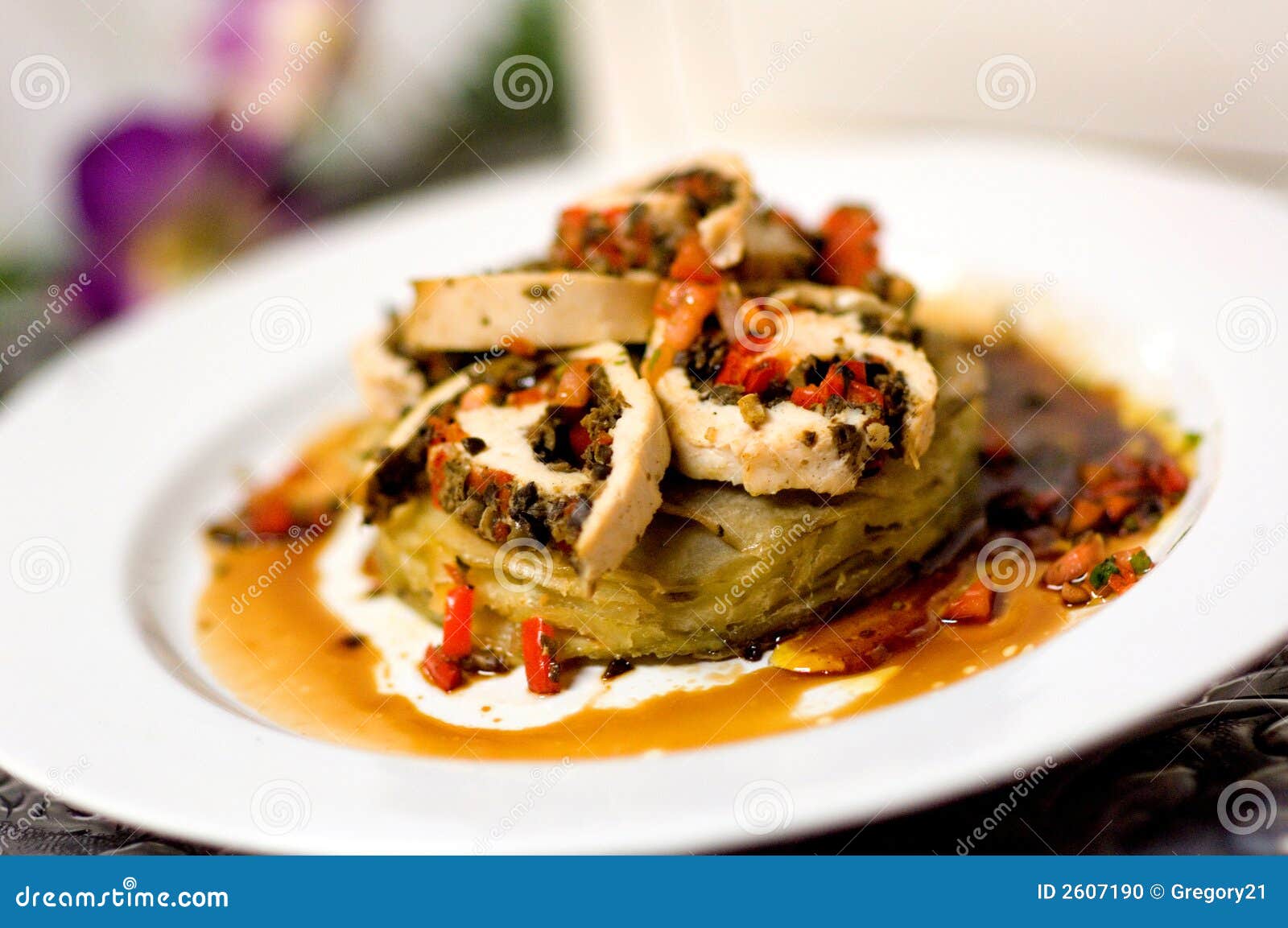 Potato dish stock photo. Image of meal, fried, slices - 2607190