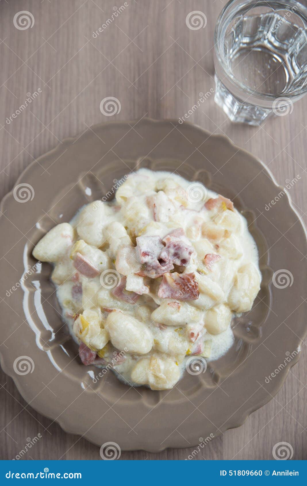 Potato Gnocchi stock photo. Image of herbs, cheese, butter 51809660