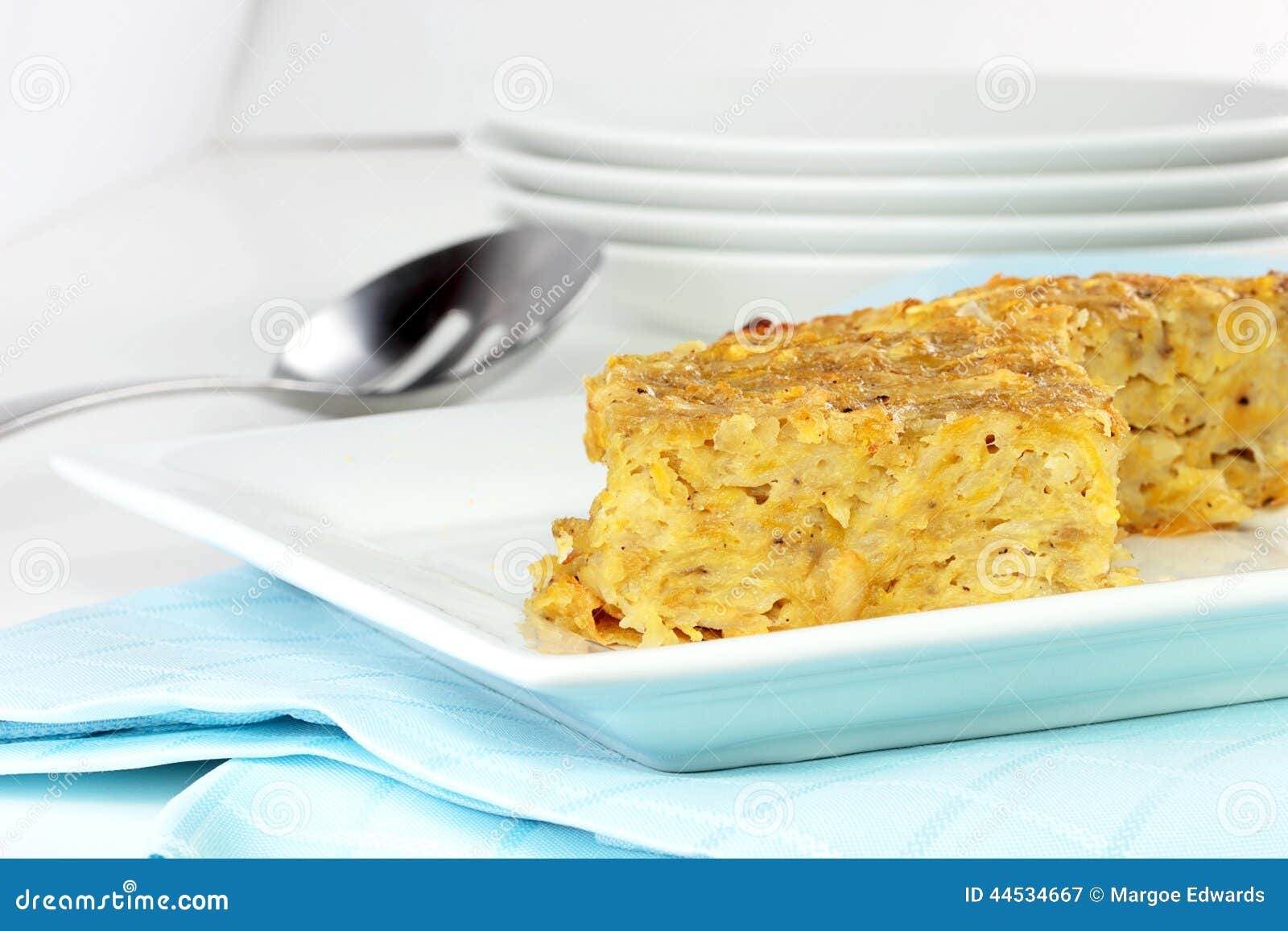 Potato kugel stock image. Image of comfort, dish, roasted 44534667