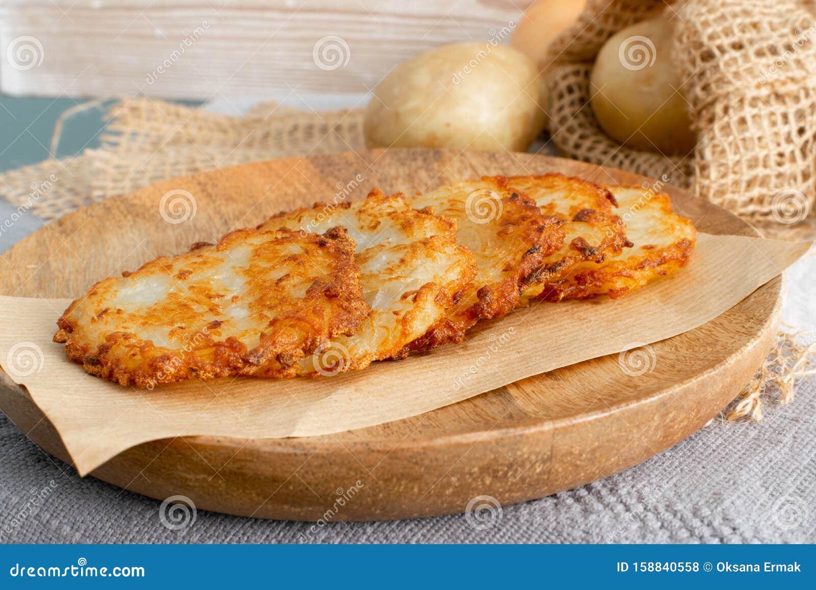 potato pancakes, draniki, deruny, potato latkes or boxties