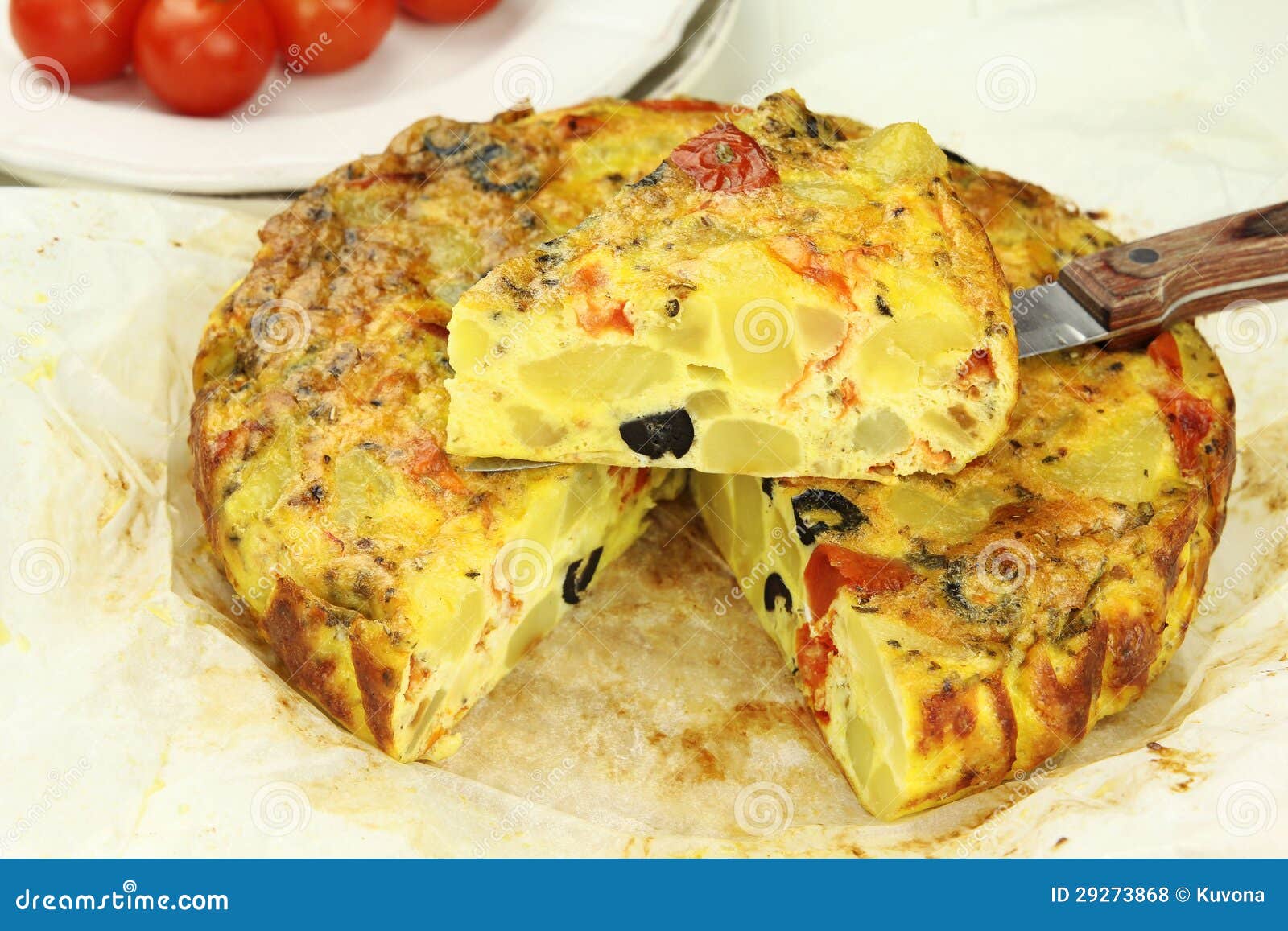 Potato tortilla stock photo. Image of meal, recipe, spanish 29273868