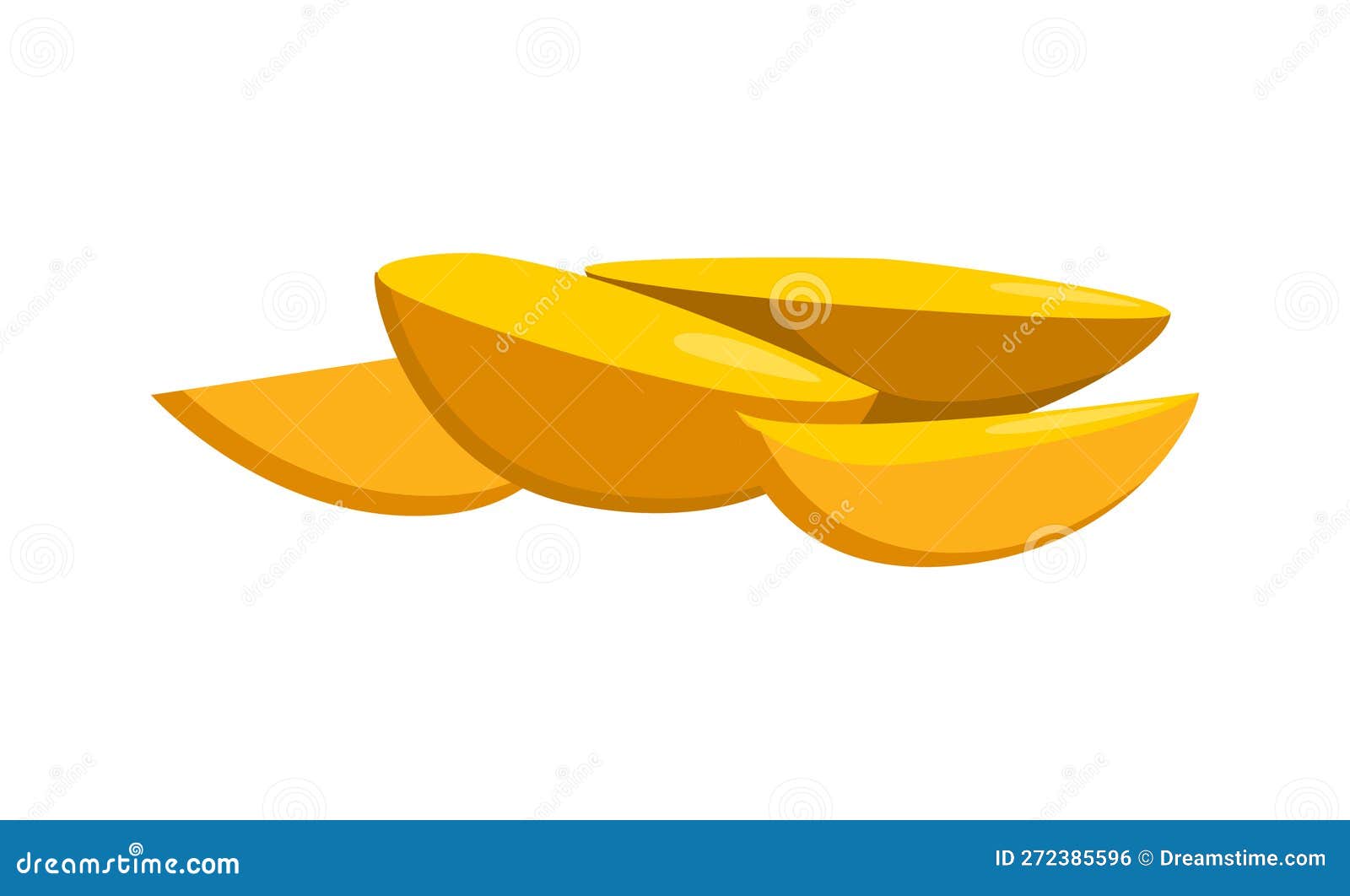 Potato Wedges Icon stock vector. Illustration of decorative 272385596