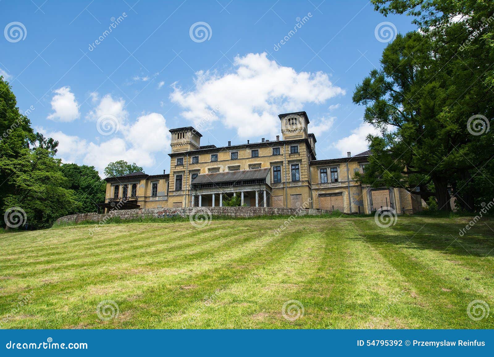 potocki-palace-in-krzeszowice-poland-stock-photo-image-of-palace