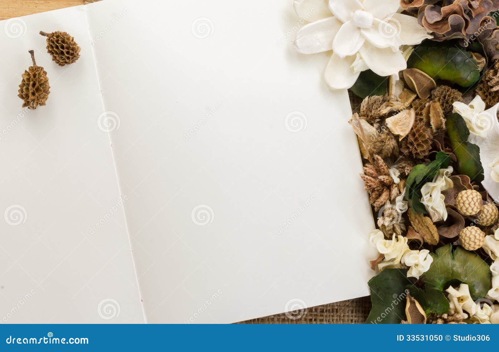 PotpourriDry Flowers Frame Stock Photo Image of border, design 33531050