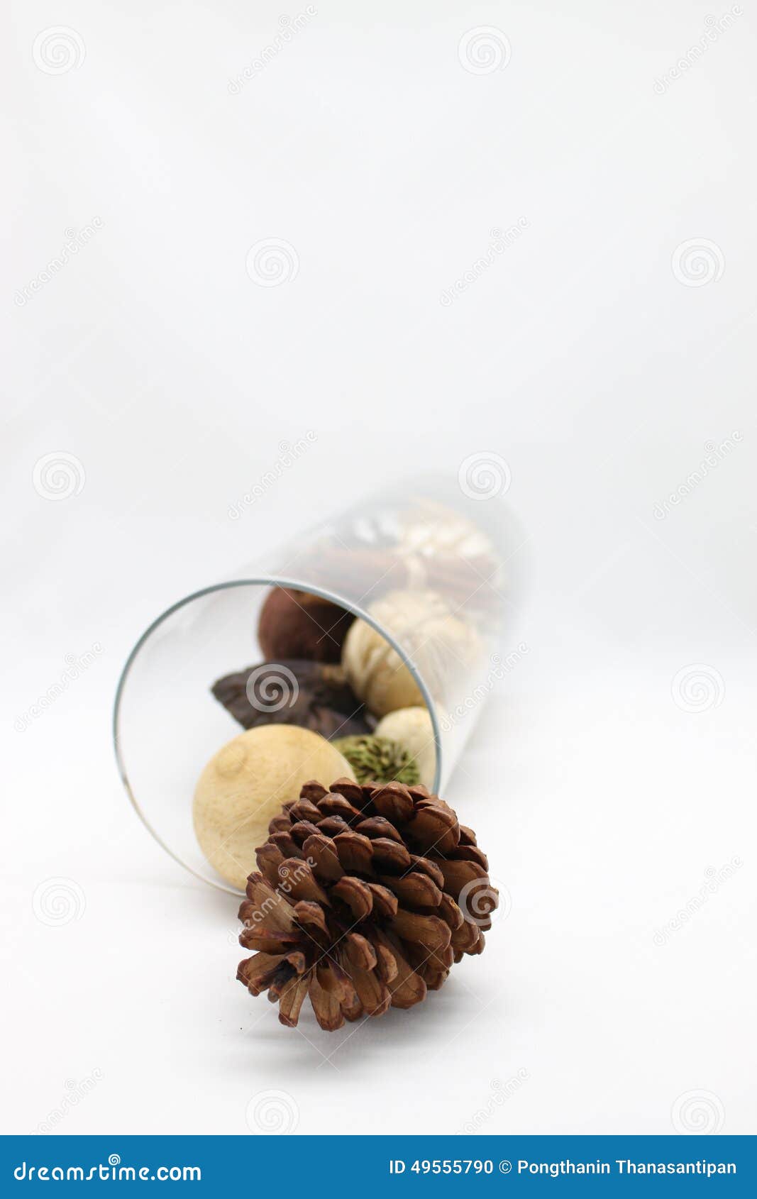 Potpourri in glass stock photo. Image of numerous, flower 49555790