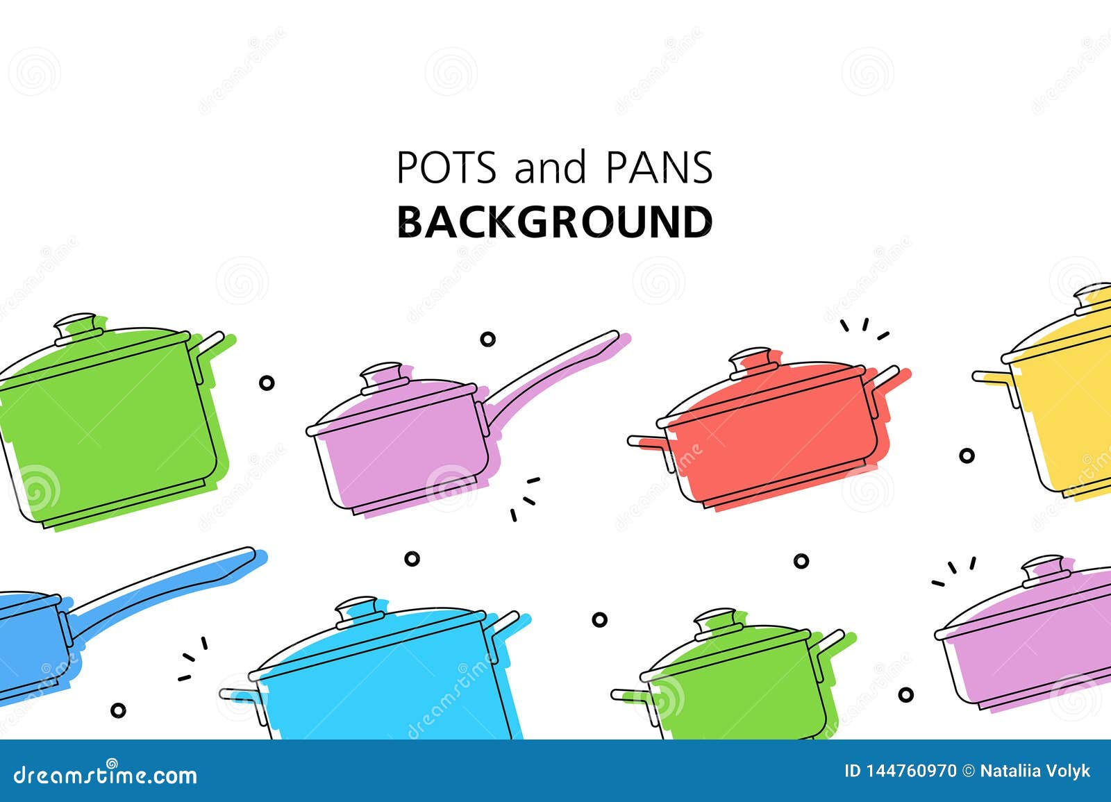 pots and pans background