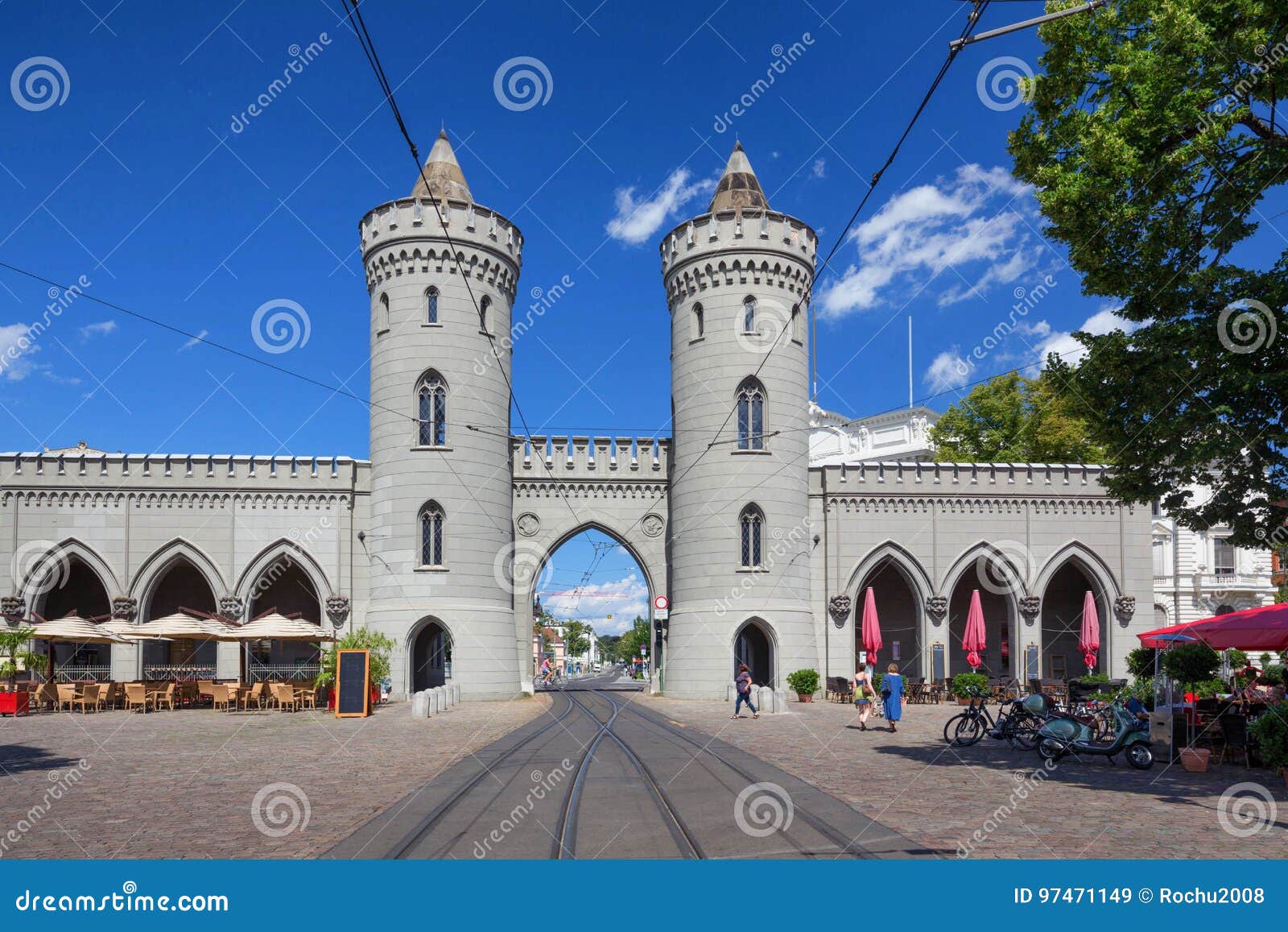 Potsdam in German / Historical Architecture Editorial Stock Image