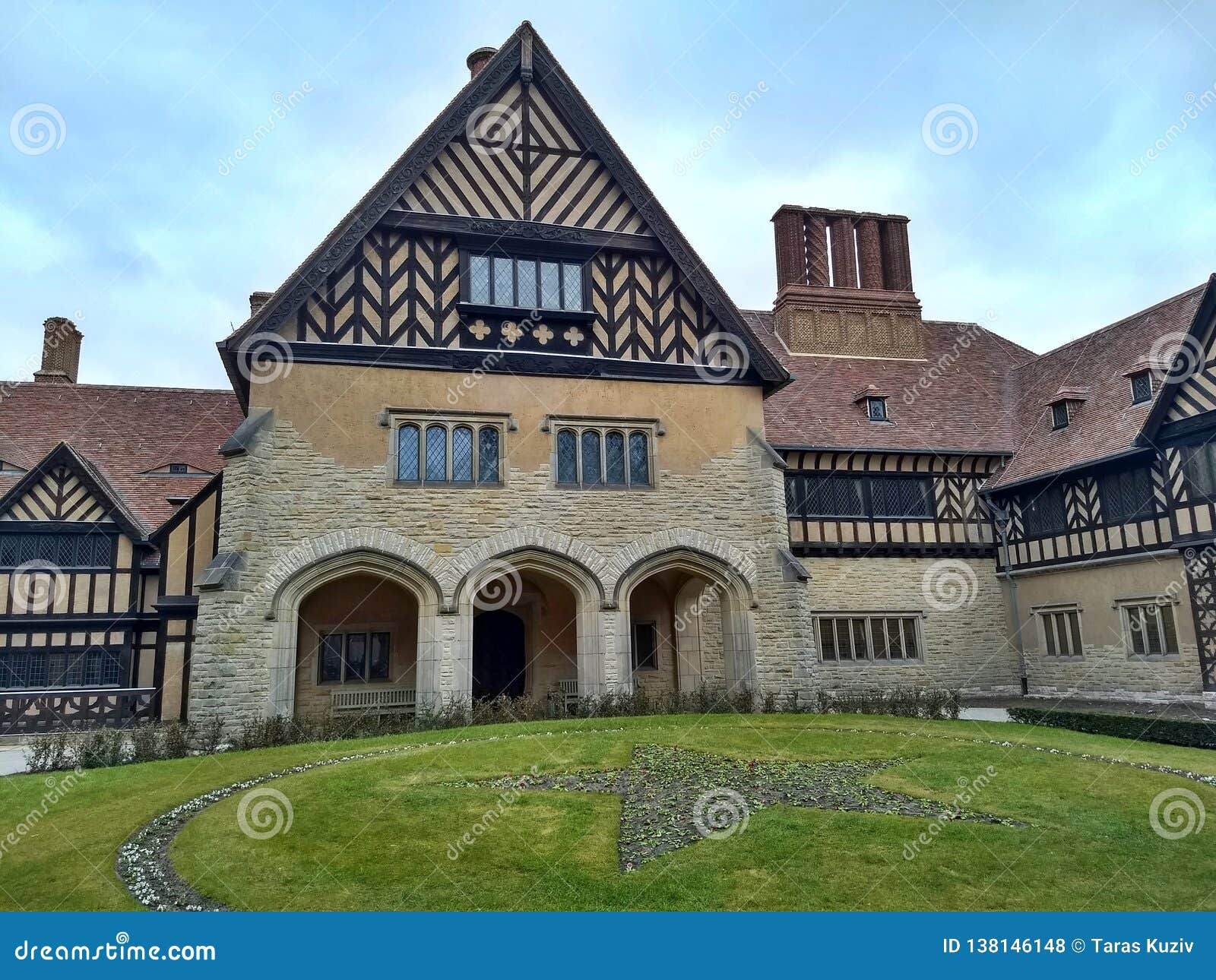 Potsdam / Germany - March 24 2018: the Courtyard of the Palace ...