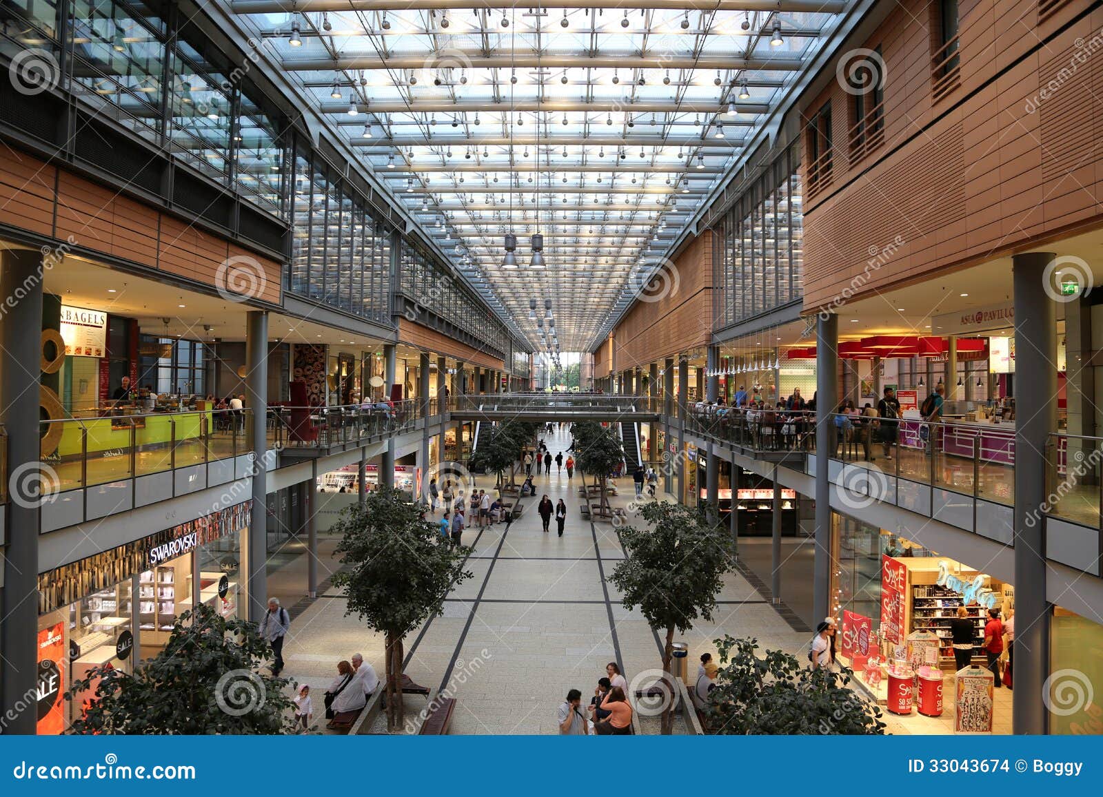 Potsdamer Platz Arkaden Shopping Mall In Berlin Editorial Stock