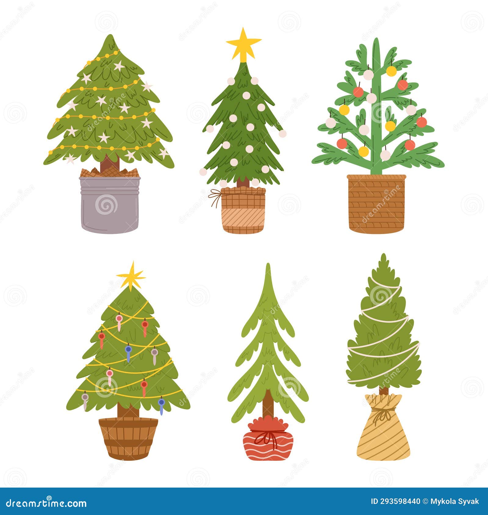 Potted Christmas Trees Bring Festive Charm To Any Space. Compact and Reusable, these Mini 