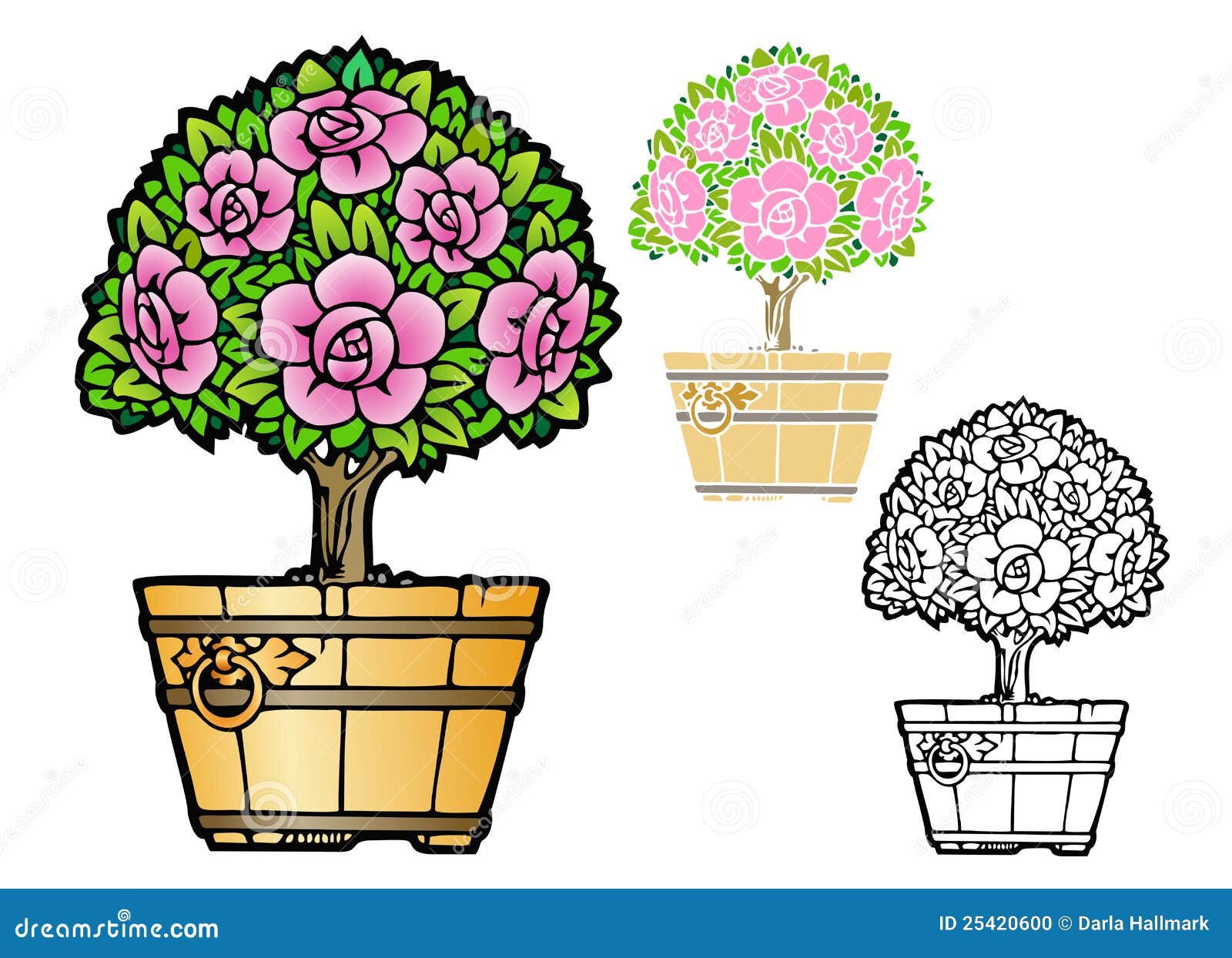 Potted Rose Bush Stock Illustrations 53 Potted Rose Bush Stock Illustrations Vectors Clipart Dreamstime dreamstime com