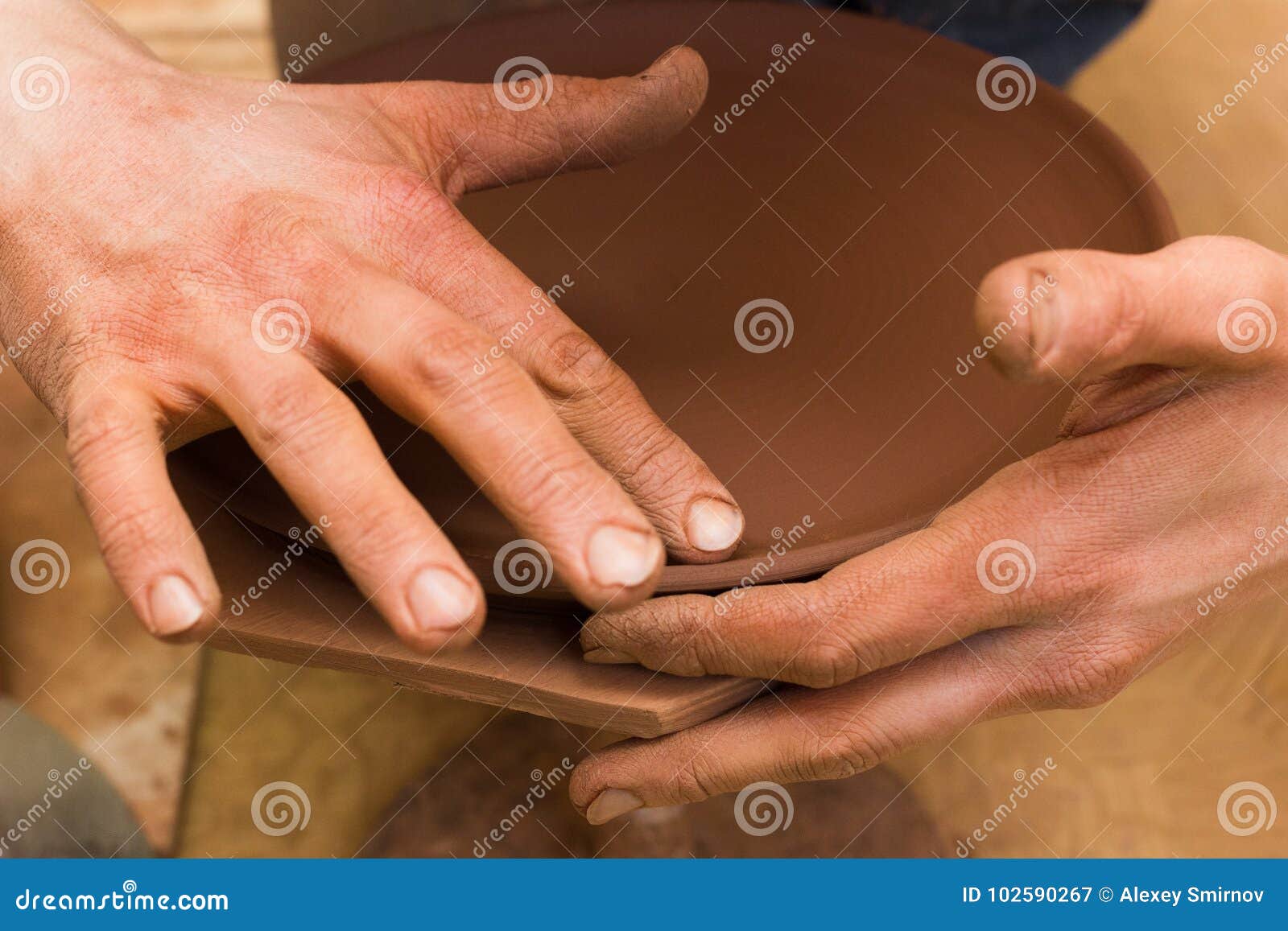 Potter doing his work stock image. Image of hand, work 102590267