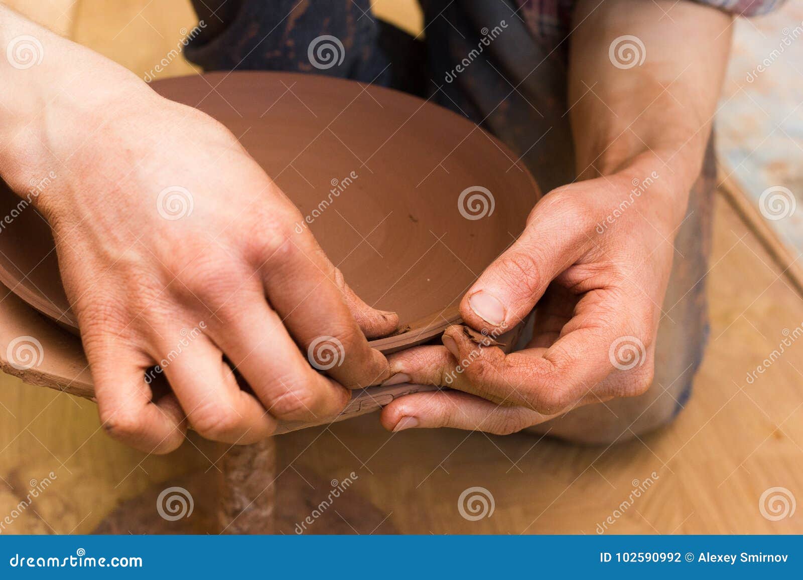 Potter doing his work stock photo. Image of work, potter 102590992