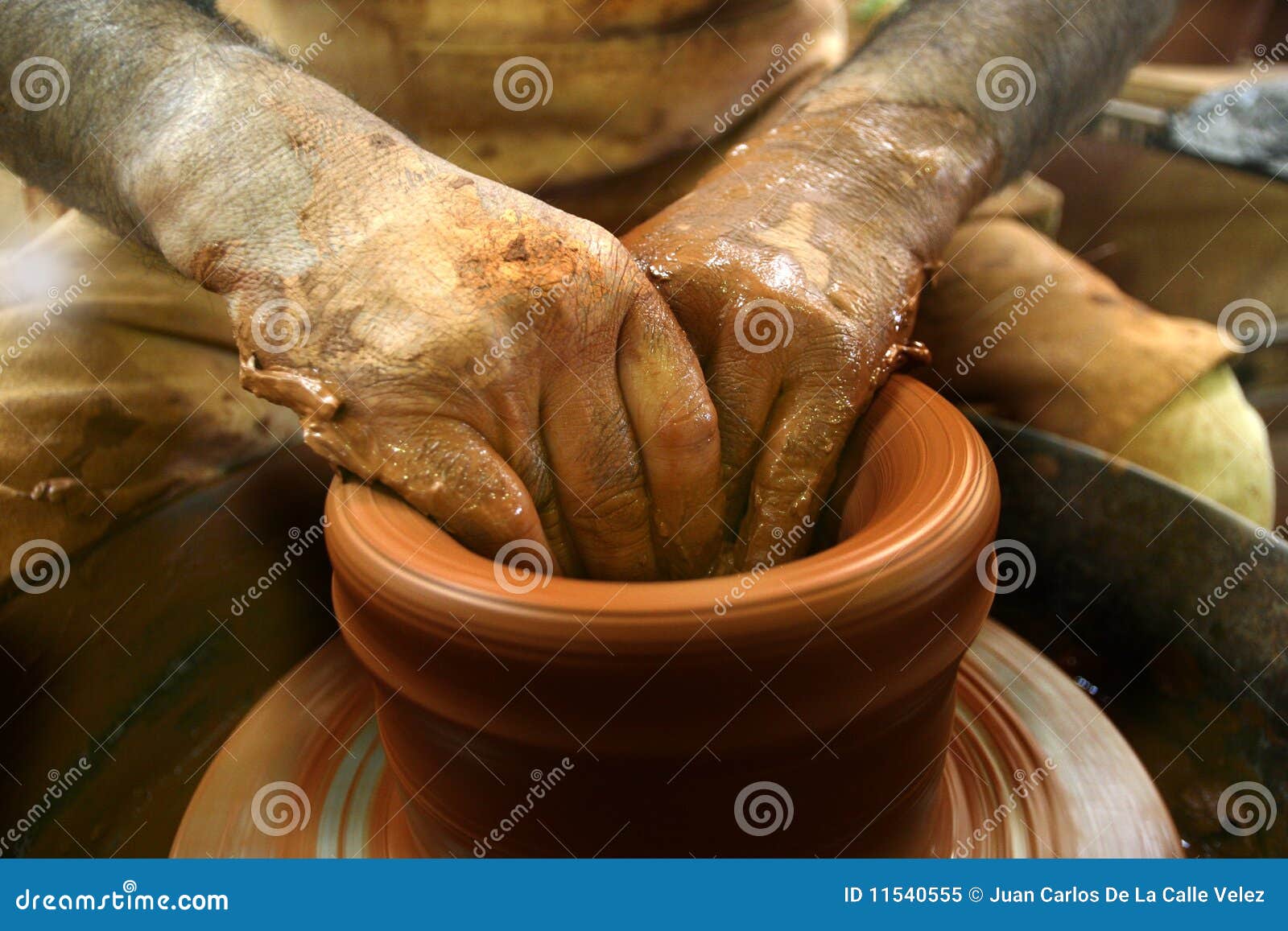 Potter hands stock image. Image of working, potter, handmade 11540555