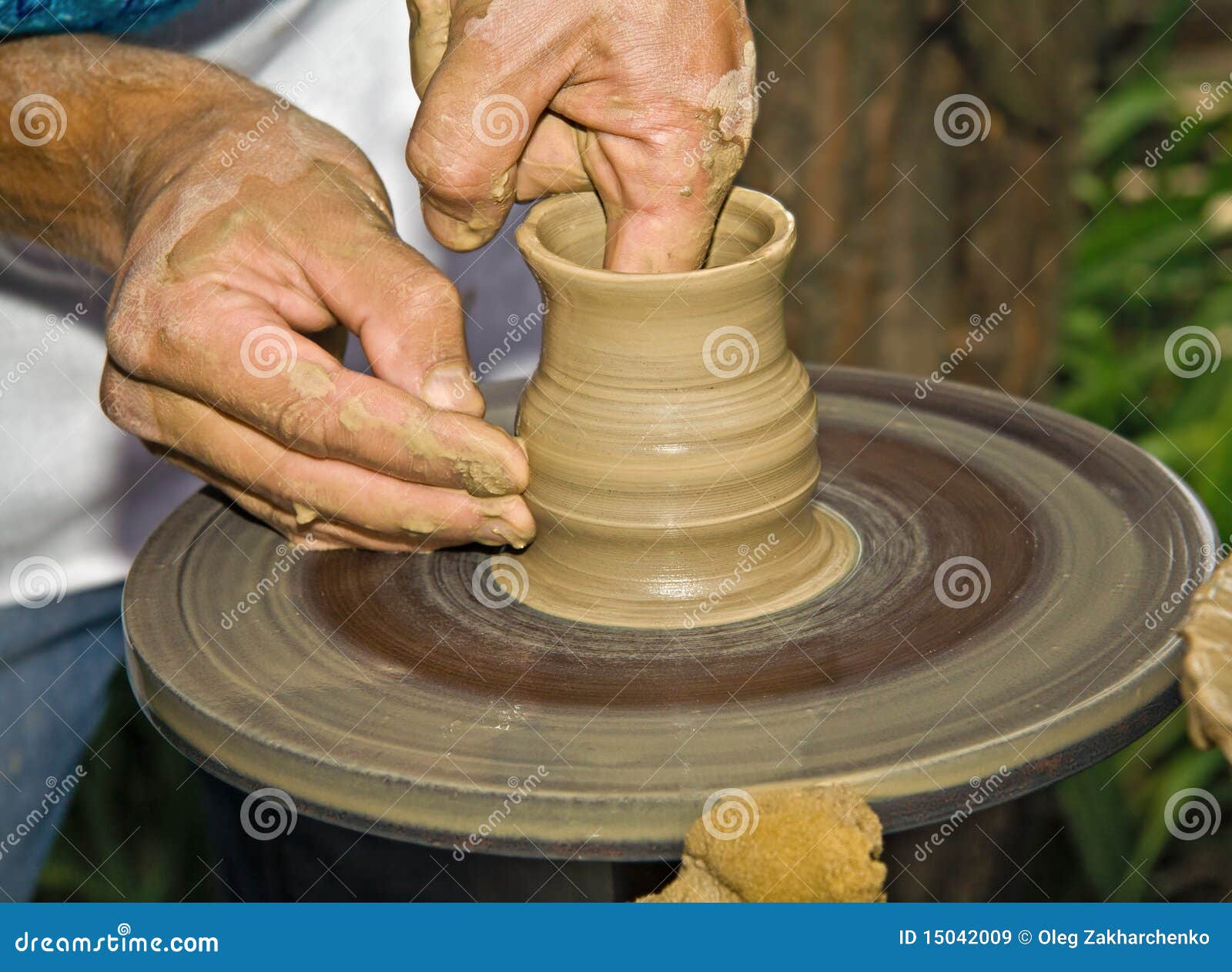 Potter s hands stock image. Image of person, potter, culture 15042009