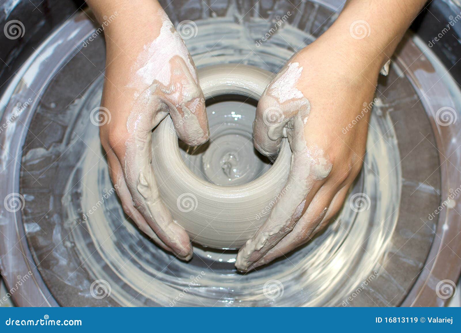 Potter s Hands stock image. Image of creativity, pottery 16813119