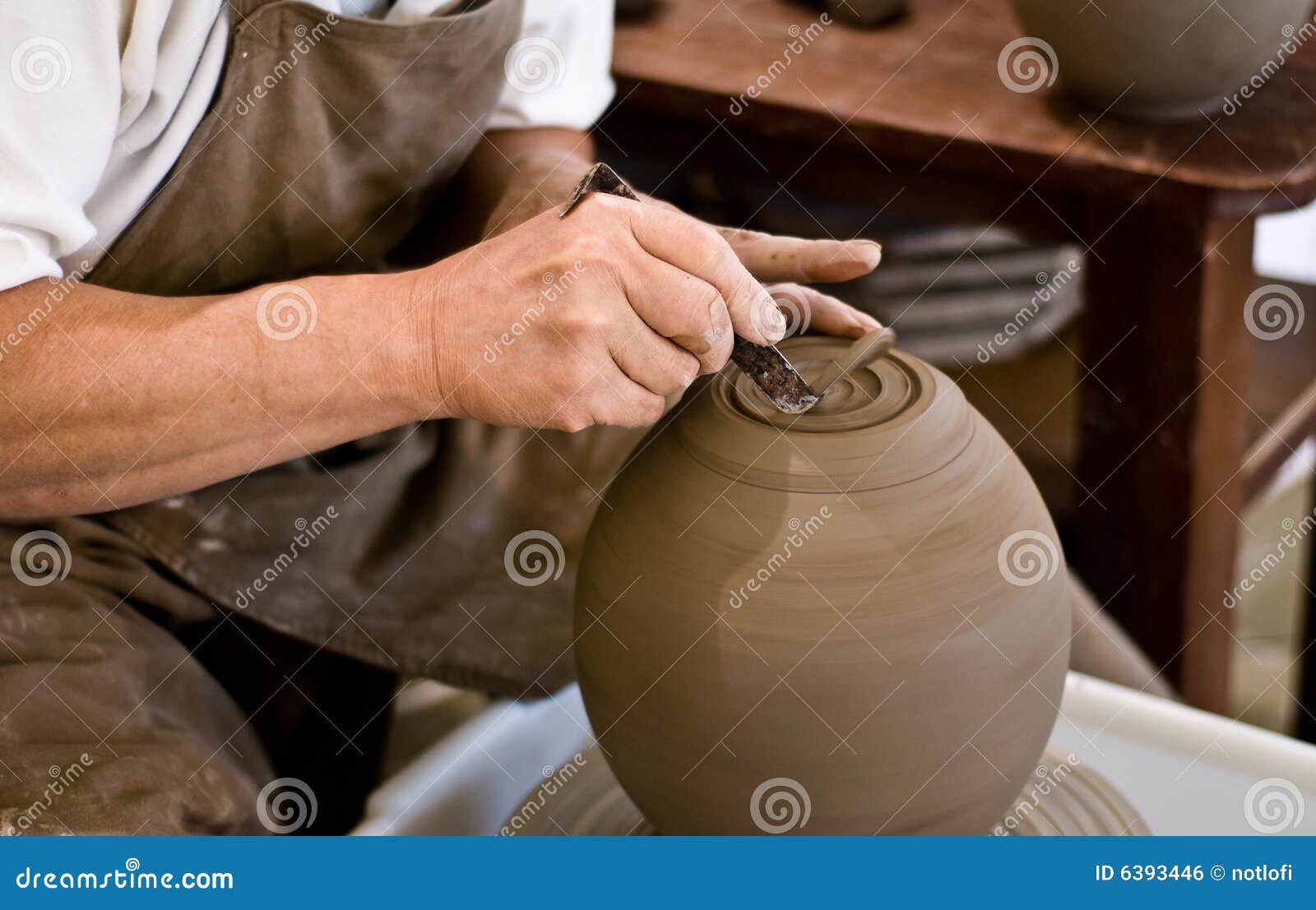 The potter s hands stock photo. Image of potter, creating 6393446