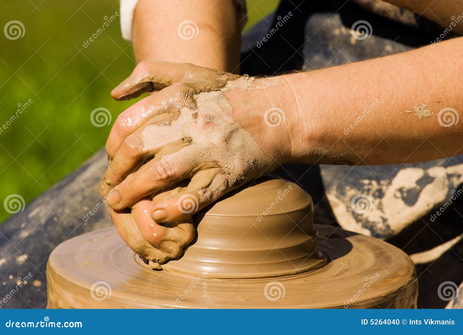 Potters hands stock photo. Image of craft, creativity 5264040