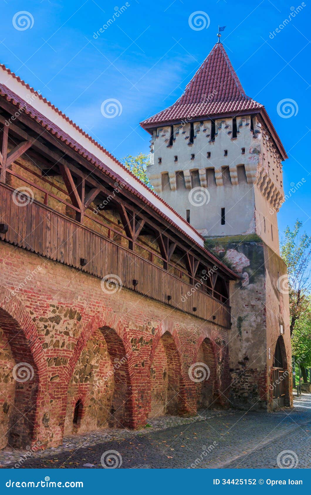 Potters Tower Sibiu (Hermannstadt) Stock Photo - Image of city