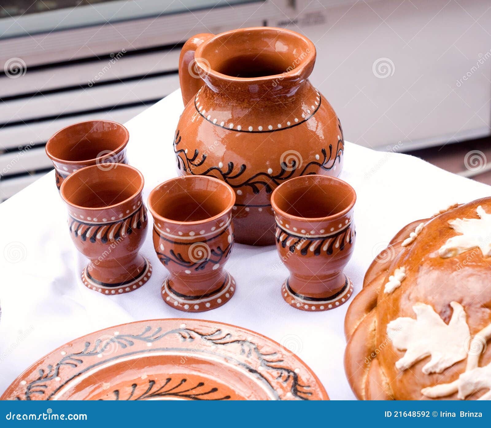 Pottery stock photo. Image of wood, wool, woven, southwest 21648592