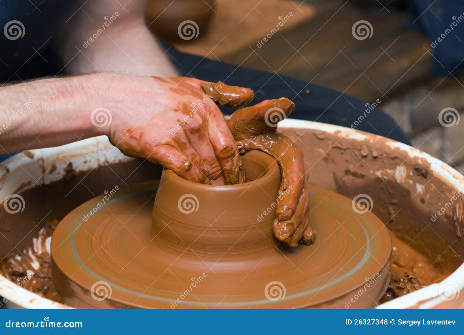 Pottery making stock photo. Image of traditional, circle 26327348