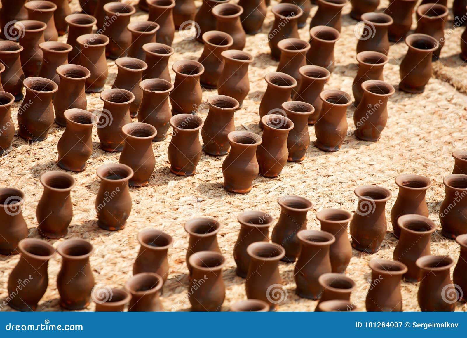 Pottery in Nepal, pottery stock image. Image of bhaktapur - 101284007