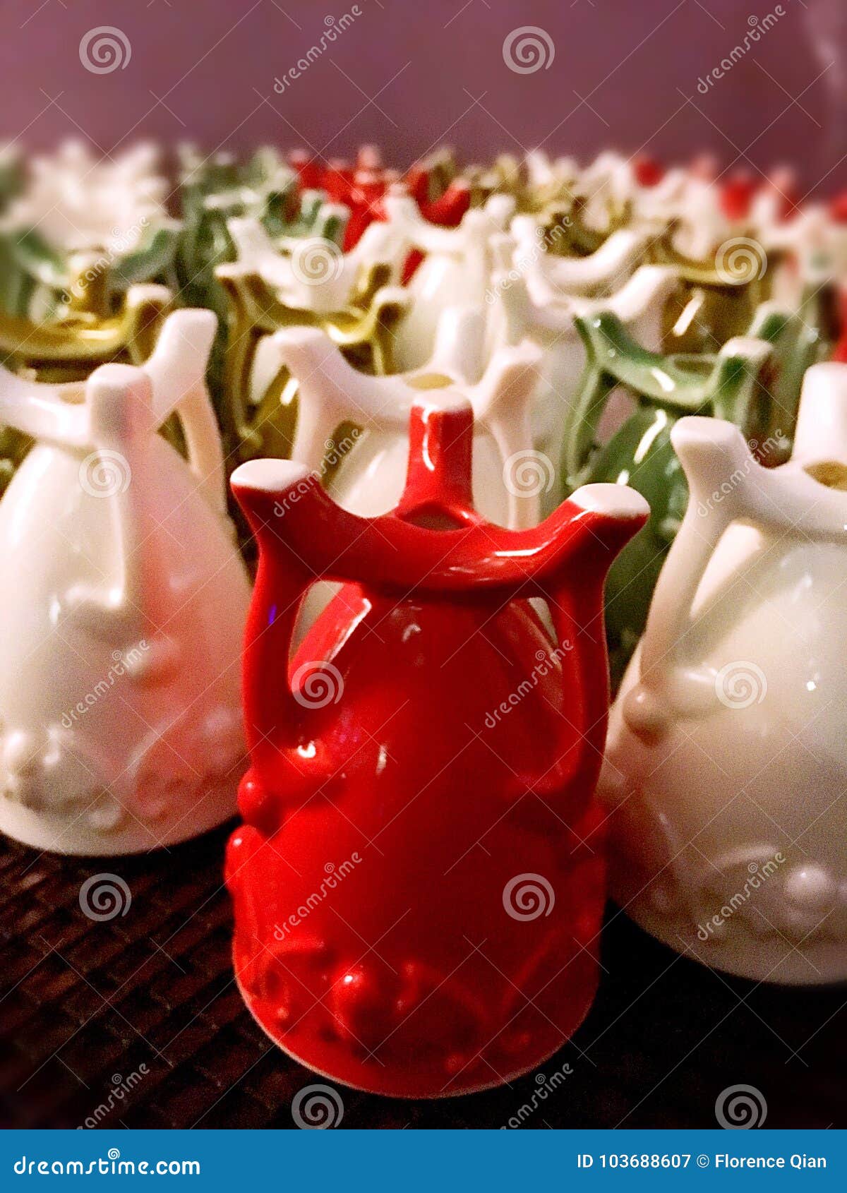 Pottery stock image. Image of potteries, green, white 103688607