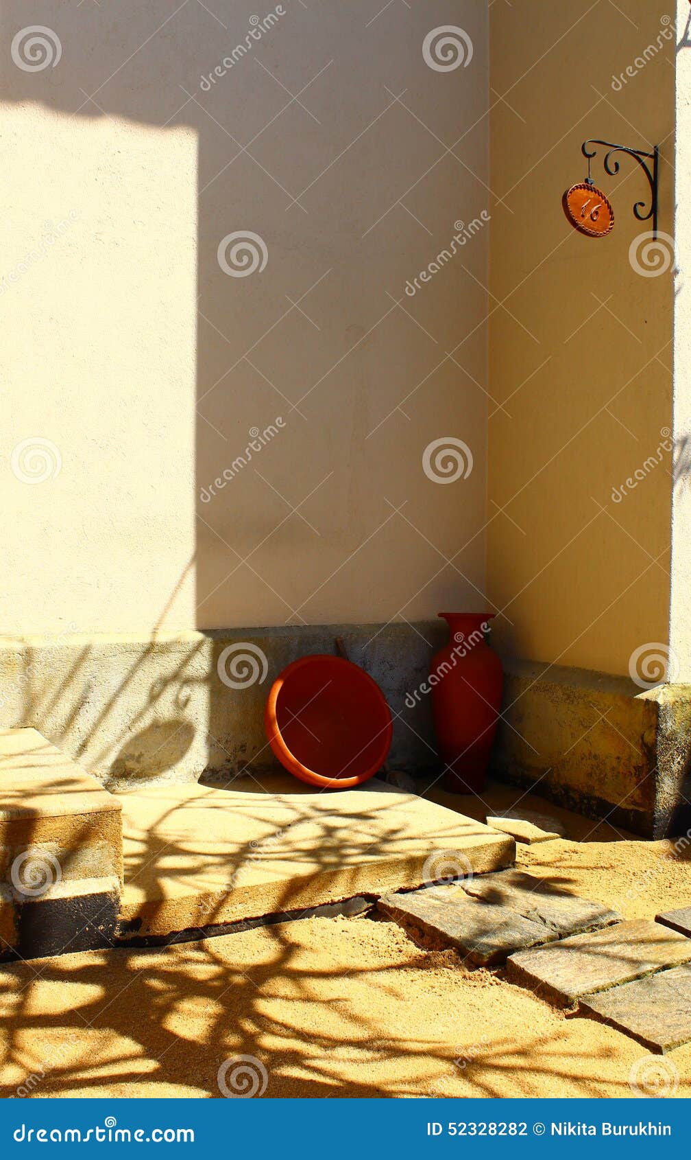 Pottery Stands in the Corner Stock Photo Image of bentota, dishes