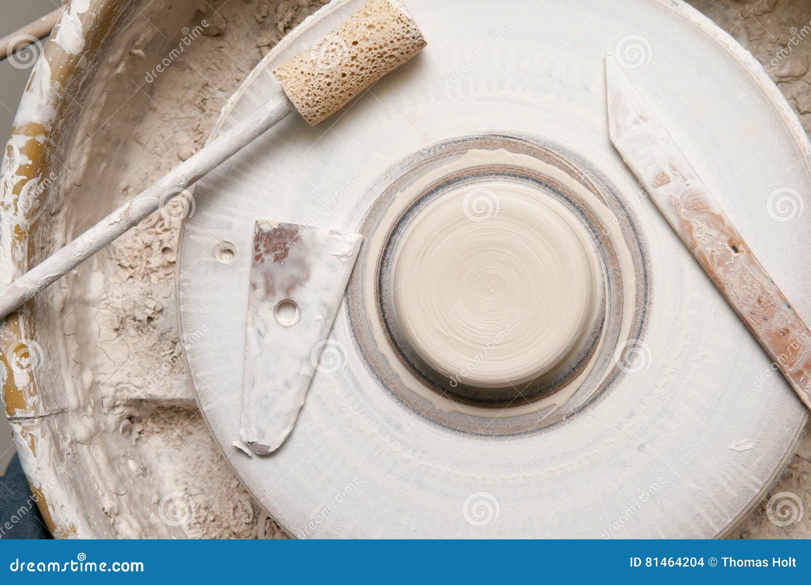 Pottery Wheel in the Studio Making Ceramic Products Stock Photo Image of wheel, creativity