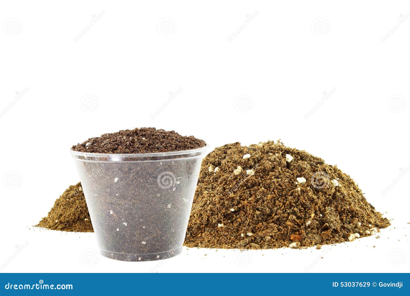 Potting Soil For Growing Plant Stock Image Image of humus, composted