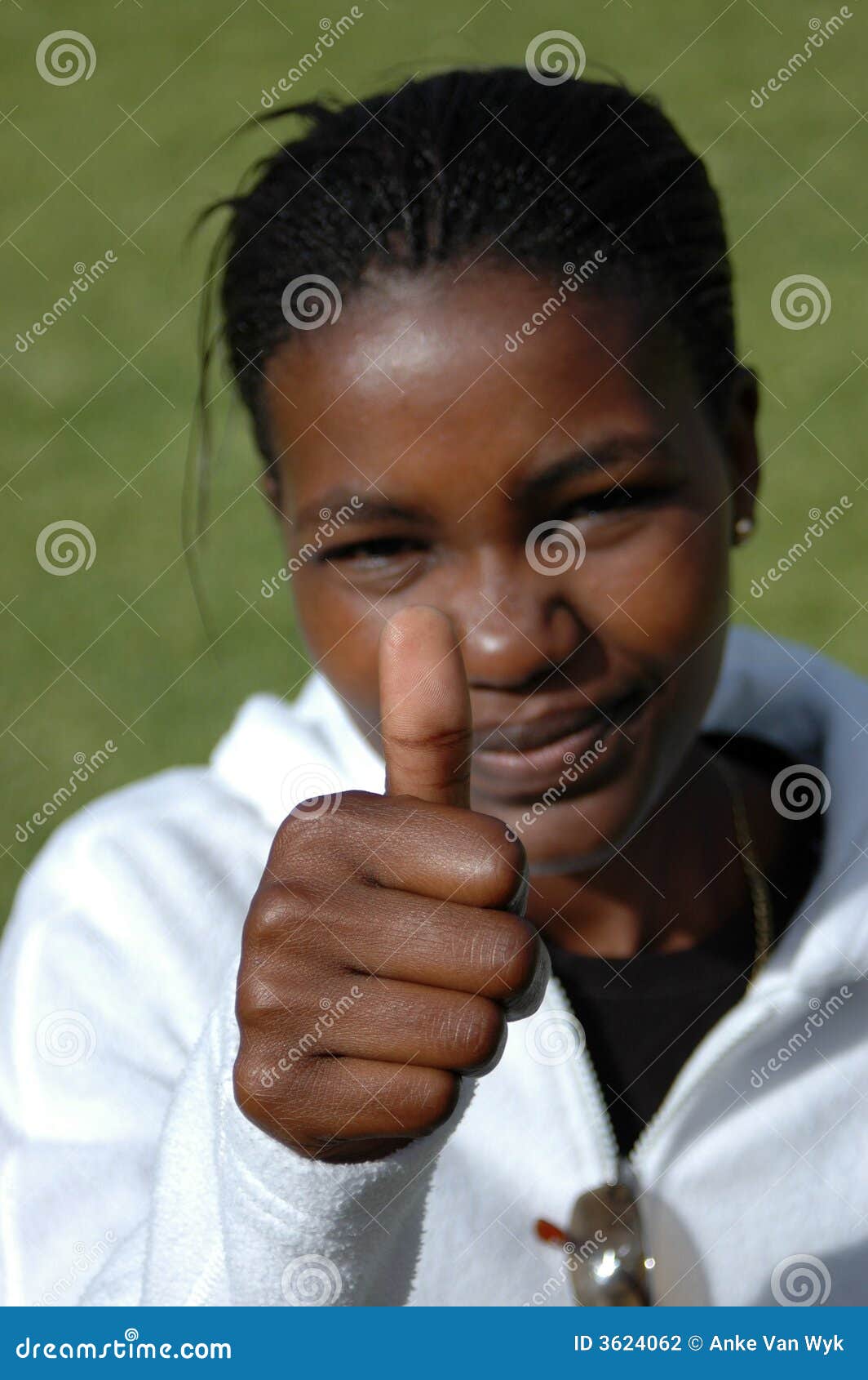 Pouce noir vers le haut photo stock. Image du expression 3624062