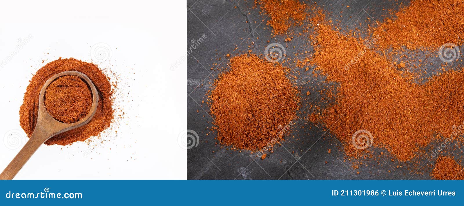 Poudre De Paprika Rouge Bio Capsicum Annuum Photo stock Image du