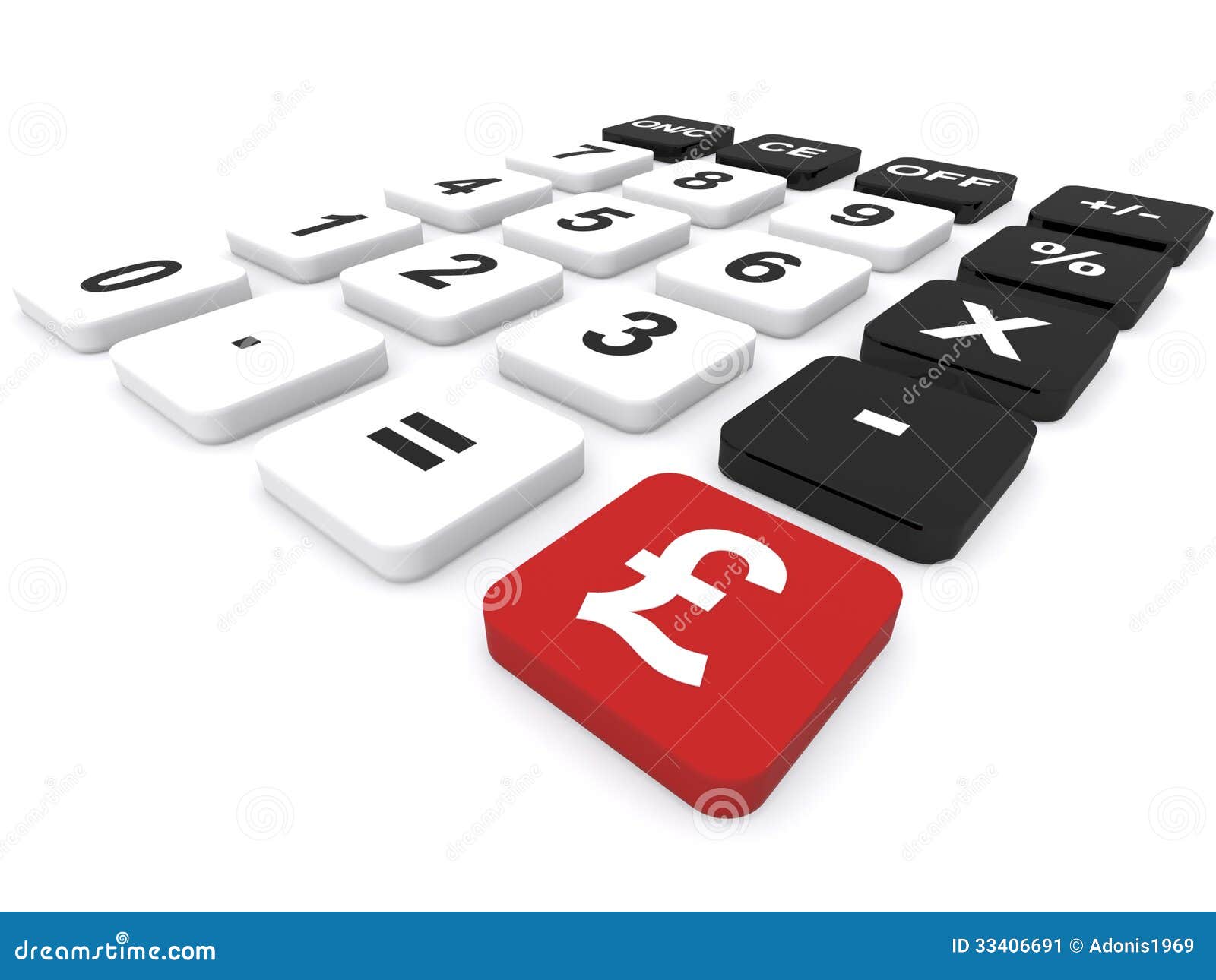 Pound calculator stock illustration. Illustration of finances 33406691